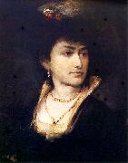 Maurycy Gottlieb Portrait of Artist's Sister - Anna oil painting artist